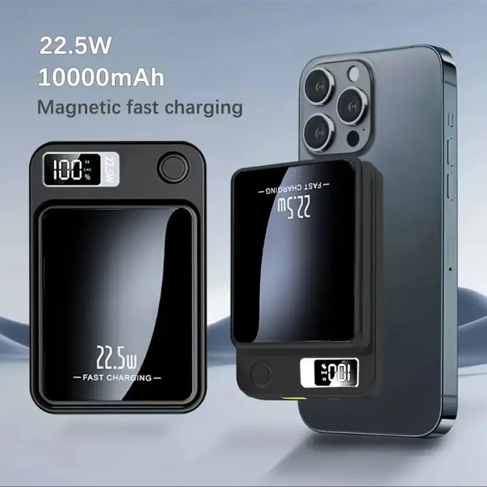 Magnetic Fast Charging Power Bank 5000 mAh, GREEN available, NEW